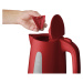 Concept RK2383 ryýchlovarná kanvica plastová 1,7 l, červená