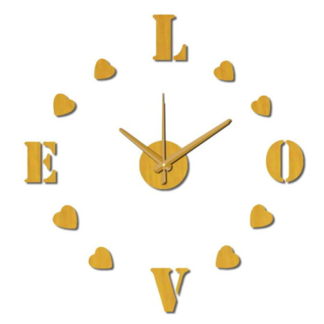 Nástenné nalepovacie hodiny Mauro Ferretti Love, ⌀ 60 cm