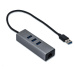 i-tec USB 3.0 Metal HUB 3 Port + Gigabit Ethernet Adapter