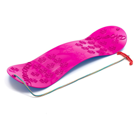 Detský snežný klzák Baby Mix SNOWBOARD 72 cm rúžový - 49358