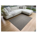 Kusový koberec Alassio hnědý - 57x120 cm Vopi koberce