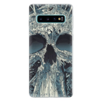 Odolné silikónové puzdro iSaprio - Abstract Skull - Samsung Galaxy S10