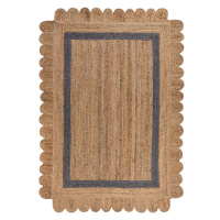 Kusový koberec Grace Jute Natural/Grey Rozmery kobercov: 120x170