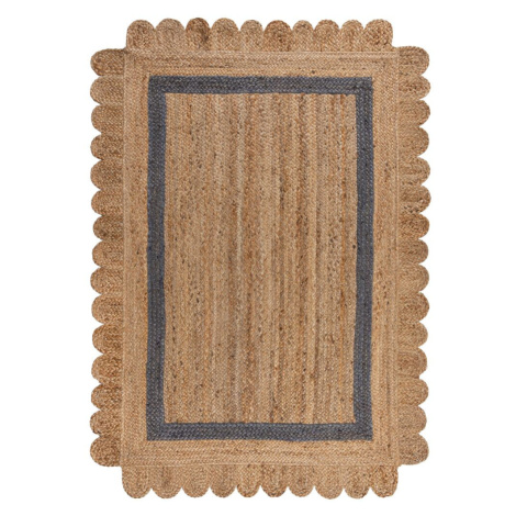 Kusový koberec Grace Jute Natural/Grey Rozmery kobercov: 120x170