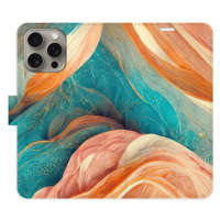 Flipové puzdro iSaprio - Blue and Orange - iPhone 15 Pro Max