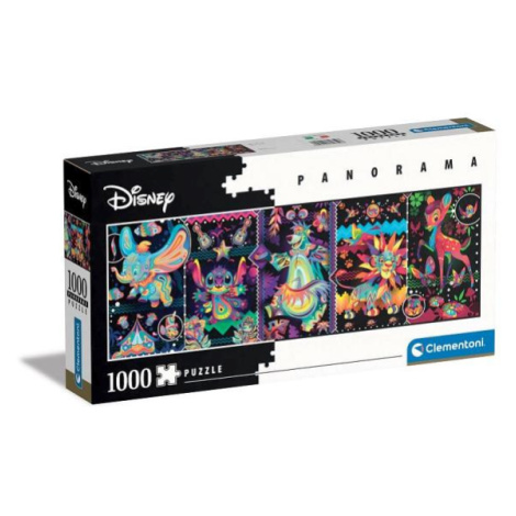 Puzzle 1000 dielikov panorama - Disney Joys