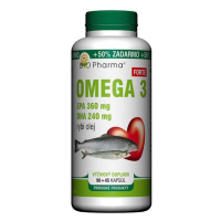 BIO PHARMA Omega 3 Forte 1200 mg 135 kapsúl