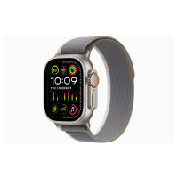 Apple Watch Ultra 2/49mm/Titan/Šport Band/Green-Grey Trail/-M/L