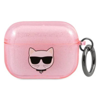 Obal Karl Lagerfeld KLA3UCHGP AirPods 3 cover pink Glitter Choupette (KLA3UCHGP)