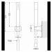 Mexen príslušenstvo - podomietkový 1-bodový ručný sprchový set R-70, grafit, 785705051-66