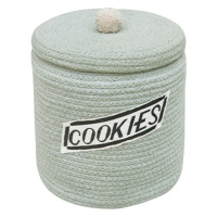 Svetlomodrý látkový detský kôš na hračky ø 20x26 cm Cookie Jar – Lorena Canals