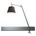 ARTEMIDE - Stolová lampa Tolomeo Mega Tavolo - strieborná/čierna 320 mm