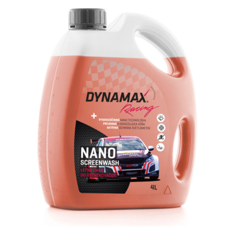 DYNAMAX SCREENWASH NANO RACING 4L LETNA ZMES KVAPALINA VODA DO OSTREKOVACOV 502570