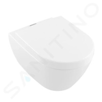 VILLEROY & BOCH - Subway 2.0 Závesné WC, hlboké splachovanie, Aquareduct, DirectFlush, s Ceramic