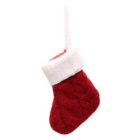 Púzdro na príbor v podobe vianočnej ponožky