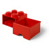 Červený úložný box so zásuvkou LEGO®