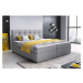 Expedo Čalúnená posteľ boxspring GLOSE, 160x200, cosmic 100 + topper