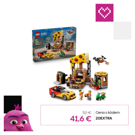 LEGO City 60496 Rozvoz pizze a vozidlá