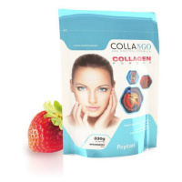 COLLANGO Collagen hydrolyzovaný kolagén s vitamínom C a so zinkom príchuť jahoda 330 g