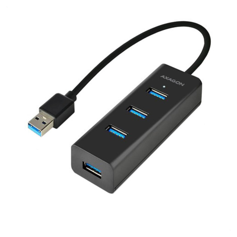 Axagon HUE-S2B, 4x USB 3.0 CHARGING hub, micro USB nap. konektor, kábel USB-A 30cm