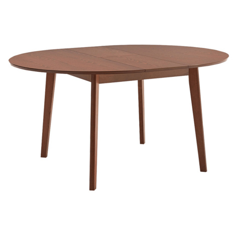 Jedálenský stôl, rozkladací, buk merlot, priemer 120 cm, ALTON Tempo Kondela