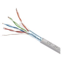 Eth kabel FTP drát CCA c5e 305m CABLEXPERT FPC-5004E-SOL