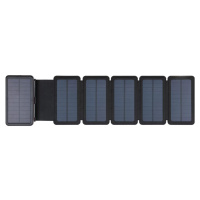 Sandberg Solar 6-Panel Powerbank 20000, solárna nabíjačka, čierna