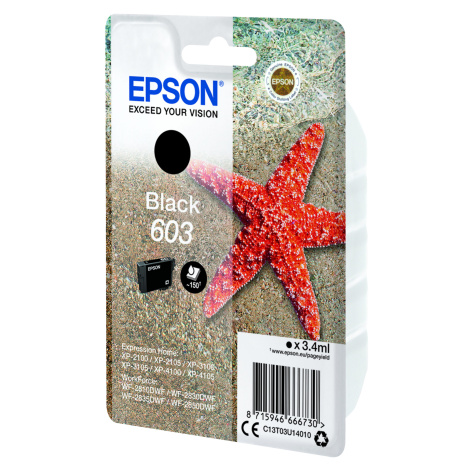 Epson 603 C13T03U14010 černá (black) originálna cartridge