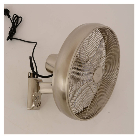 Nástenný ventilátor Breeze, Ø 41 cm, chróm/číry BEACON LIGHTING