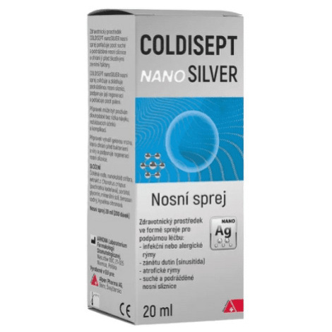 COLDISEPT Nanosilver nosový sprej 20 ml