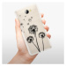 Silikónové puzdro iSaprio - Three Dandelions - black - Huawei Y5 II / Y6 II Compact