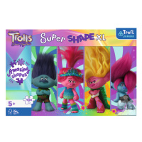 Trefl Puzzle 104 XL Super Shape - Zábava s Trollmi / Universal Trolls 3 (2023) FSC Mix 70%