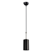 Čierne závesné svietidlo Squid Lighting Geo, výška 124 cm