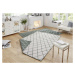 Kusový koberec Twin-Wendeteppiche 103117 grün creme – na ven i na doma - 80x250 cm NORTHRUGS - H