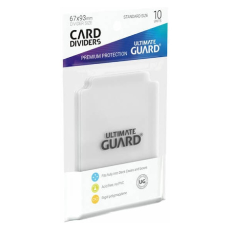 Ultimate Guard Oddělovač na karty Ultimate Guard Card Dividers Standard Size Transparent - 10 ks