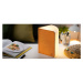 Oranžová veľká LED stolová lampa v tvare knihy Gingko Booklight