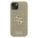 Guess PU Perforated 4G Glitter Metal Logo Apple iPhone 15 GUHCP15SPSP4LGD Gold