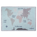 Přírodní koberec, ručně tkaný Vintage Map - 140x200 cm Lorena Canals koberce