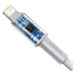 Dátový kábel Baseus High Density PD USB-C - Lightning 2,0 m 20W biely