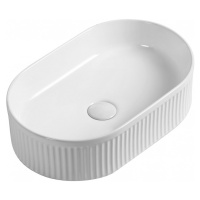 SAPHO - PICOBELLO keramické umývadlo na dosku 49x31 cm, biela AR486