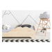 Detská posteľ z borovicového dreva Adeko BOX 9, 90 × 160 cm