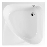 POLYSAN - CARMEN hlboká sprchová vanička štvorcová 90x90x30cm, biela 29611