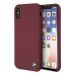 Kryt BMW - Apple iPhone X/XS Silicone Hardcase - Red (BMHCPXSILRE)