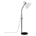 vidaXL Podlahová lampa 25 W biela 30x30x90-150 cm E27