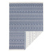 Modro-krémový vonkajší koberec NORTHRUGS Kuba, 230 x 160 cm