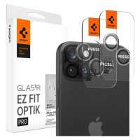 Spigen Glass TR EZ Fit Optik Pro 2 Pack tvrdené sklo na fotoaparát iPhone 15/15 Plus číre