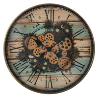Okrúhle nástenné hodiny, MPM Vintage Tech, 4327.52