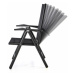 Garthen 40753 Záhradná hliníková stolička - čierna