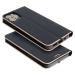 Diárové puzdro na Xiaomi Redmi Note 11 Pro/11 Pro 5G Forcell Luna Gold čierne