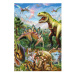 Dino svet dinosoaurov 100XL neon Puzzle